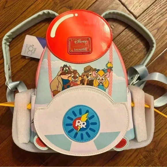 Loungefly Disney 100 Decades Rescue Rangers BP - $55 NWT - Picture 1 of 2